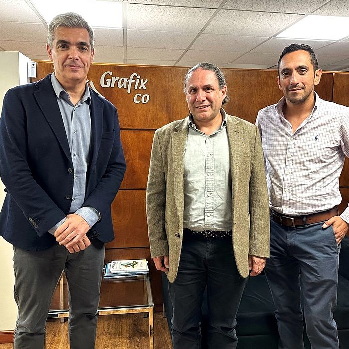  KAMA CBO Jordi Giralt and Juan Lozano, owner Grafix Digital as partners