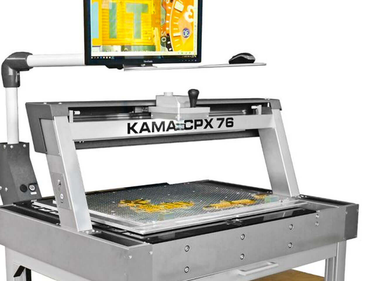 Klischee-Positioniergerät KAMA CPX 76 auf Rollen